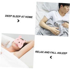 Baluue Heating Eye Mask Diffusers Light Electric Steam Eye Sleeping Headphone Headband Cover Eye Pads Silk Sleep Plush Hand Warmer Eye Skincare Lamp Adjustable Goggles Headset Pink Pp