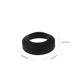 LALAFINA Toilet Tank to Bowl Gasket Seal Kit Durable Toilet Repair Attachment for Reliable Seal and Leak Prevention Simple Installation and Cost Savings