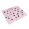 Wig Extension Holder Board Acrylic 22 Stainless Steel Clips Hair