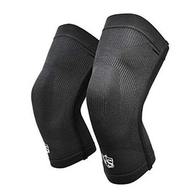 Vital Salveo-Best Recovery Compression Knee Support Sleeve for Man and Women Germanium Knee Brace for Running, Basketball, Hiking, Gym, Workout, Sports (1 Pair)-Medium
