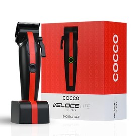COCCO Veloce Lite - Cortapelos profesional para barberos - Digital Gap™ Precision Fade F1 Blade, cortapelos inalámbricos de 7000 rpm, carga rápida USB-C, tiempo de funcionamiento de 3 horas