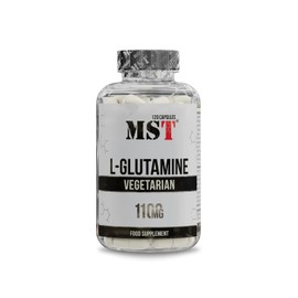 MST Nutrition L-Glutamine 1100 mg 120 Kapseln Hochdosiertes L-Glutamin aus fermentierter Quelle Aminosäuren Ergänzung für Sportler und aktive Menschen Premium Qualität hergestellt in Deutschland