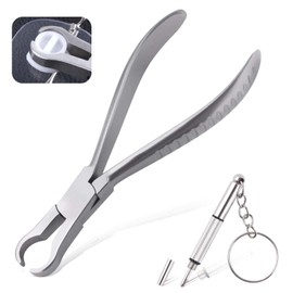 LEONTOOL Brillen-Saugnapf, Linsenblockierer, Demontageklammer, 6 Zoll optisches Brillenreparatur-Set aus Edelstahl, mit Mini-Brillenschraubendreher 3-in-1