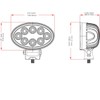 Oval Led Flood Light 12v/24v, 2PACK 5.5In 24W Led Light