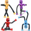 Aatpuss Baby Sensory Toy, Robot Pop Tubes, Telescopic Suction Cup