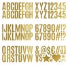 オーディオファン 数字 シール 大きい アルファベット ステッカー 番号 文字 英語 ビニール
