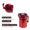 JDMON Oil Catch Can Tank Kit with Breather 300ml Aluminum