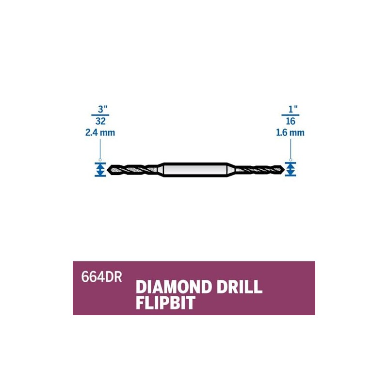 Dremel 664DR Diamond Drill FlipBit