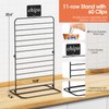 Nuovoware Chip Rack Display Stand, 11-Row Chip Bag Holder with