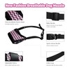 JOYPAWS Dog Muzzle, Comfortable Air Mesh Breathable Muzzle Wavy Stripe