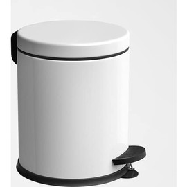 Noksi Pedallı Çöp Kovası Beyaz 3 LT (NV1001RB)