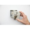 Schellenberg 25101 key switch, surface-mount, interchangeable locking cylinder incl. 3