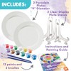 MindWare Paint Your Own Porcelain Plates - Kit Includes 2