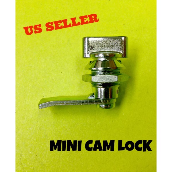 Mesan LOT OF 10 MINI CAM LOCK WING KNOB CABINET