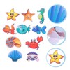 Kisangel Anti Slip Bath Stickers 10pcs Nonslip Bathtub Stickers Cartoon