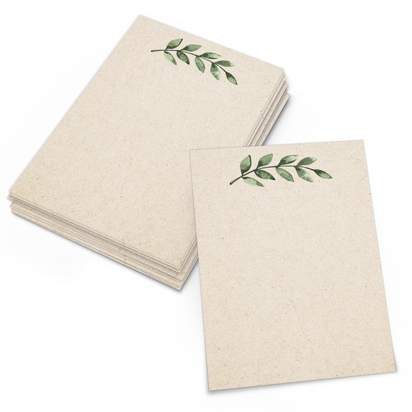 321Done Greenery Note Cards, Made in the USA - 4x6