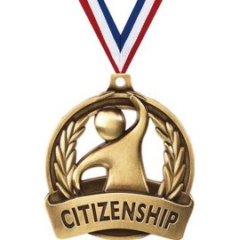 Crown Awards Citizenship Medals -2" - Great for Celebration, Recognition, Achievement