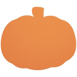 Foam Pumpkin Shapes Fall Autumn Thanksgiving Decor - 24 Pieces - 6 x 5 Inches