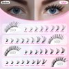 Lash Clusters - 640PCS Wispy Eyelashes for Volume - Individual