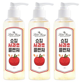 Label Young Shocking Apple Cider Cleanser, 3, 200ml / 라벨영 쇼킹사과초 클렌저, 3개, 200ml