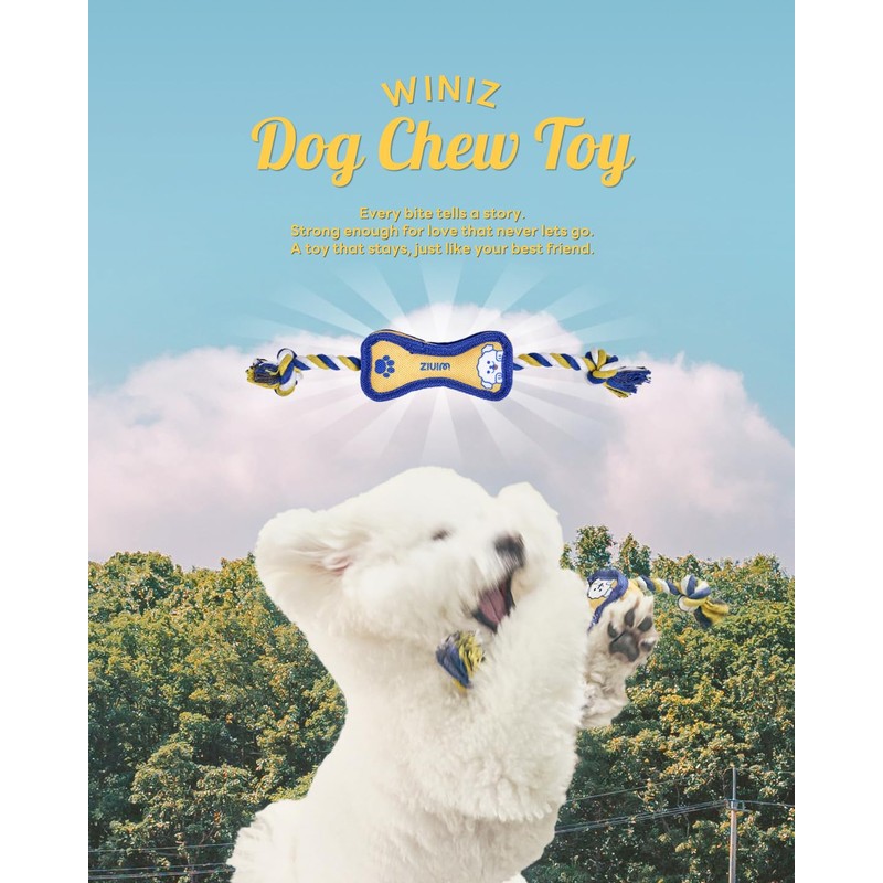 WINIZ Durable Dog Toy – Interactive Chew Toy – Multiple