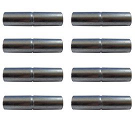 Chain Link Fence TOP Rail Sleeve: 1-7/8" X 6" Chain Link Fence Galvanized Top Rail Sleeve. Qty. 8