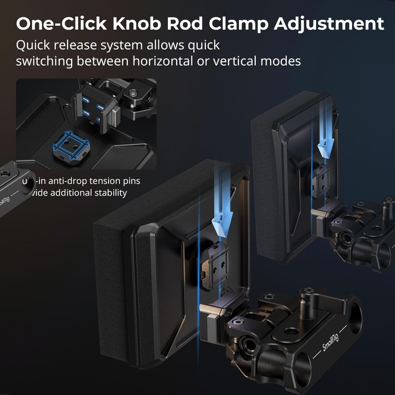 SMALLRIG Lightweight Chest Pad with 15mm LWS Rod Clamp for