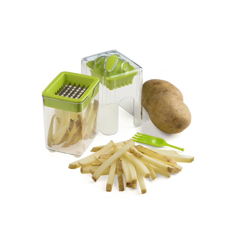 Premier Housewares Potato Chipper - Lime Green