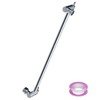 Brass 16 Inch Shower Head Extension Arm with Lock Joints,