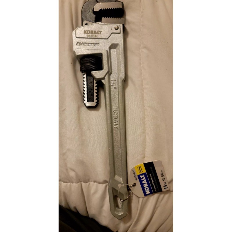 Kobalt 14" Extremely NICE!! Aluminum Pipe Wrench Model #0464648