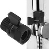 Shutoff Valve, high Efficiency Black Shower Head Valve for Kitchen