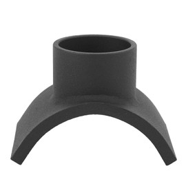 Bottle Jack Adapter Saddle Fit for Dana 60 70 80 axles, Iron Structure High Strength Hydraulic Lifting Axle Saddle with Cushion Pad for 4in Tube Black