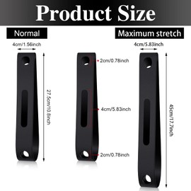 Shappy Firefighter Helmet Band Rubber Fire Helmet Band with Hole Fire Helmet Accessories Heavy Duty Firefighter Hat Adult Black