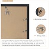 DUENPY 12x19 Double Picture Frame 8x10 Displays Two 8x10 inch