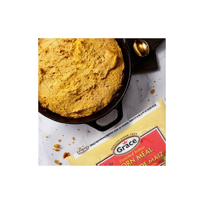 Grace Enriched Fine Corn Meal 24oz - Harina de Maiz