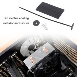 VGOL 2er-Pack Universal-Lüfter Montagesatz für Elektrischen Auto-Kühlerlüfter für 7 Zoll 9 Zoll 10 Zoll 12 Zoll 14 Zoll Und 16 Zoll Elektrischen Slim-Lüfter Kunststoff-Durchsteck-Kühlerband