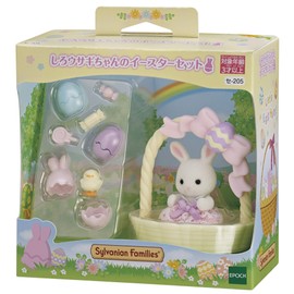 Sylvanian Families Doll White Rabbit Easter Set Ce-205