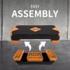 SPART Adjustable Workout Aerobic Stepper Aerobic Exercise Step Platform -