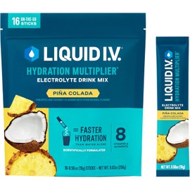 Liquid I.V.® Hydration Multiplier - Arctic Raspberry | Electrolyte Powder Drink Mix | 1 Pack (16 Servings)