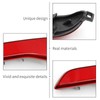 Saihisday Rear Bumper Reflector Red Lens Replacement for Jeep Cherokee