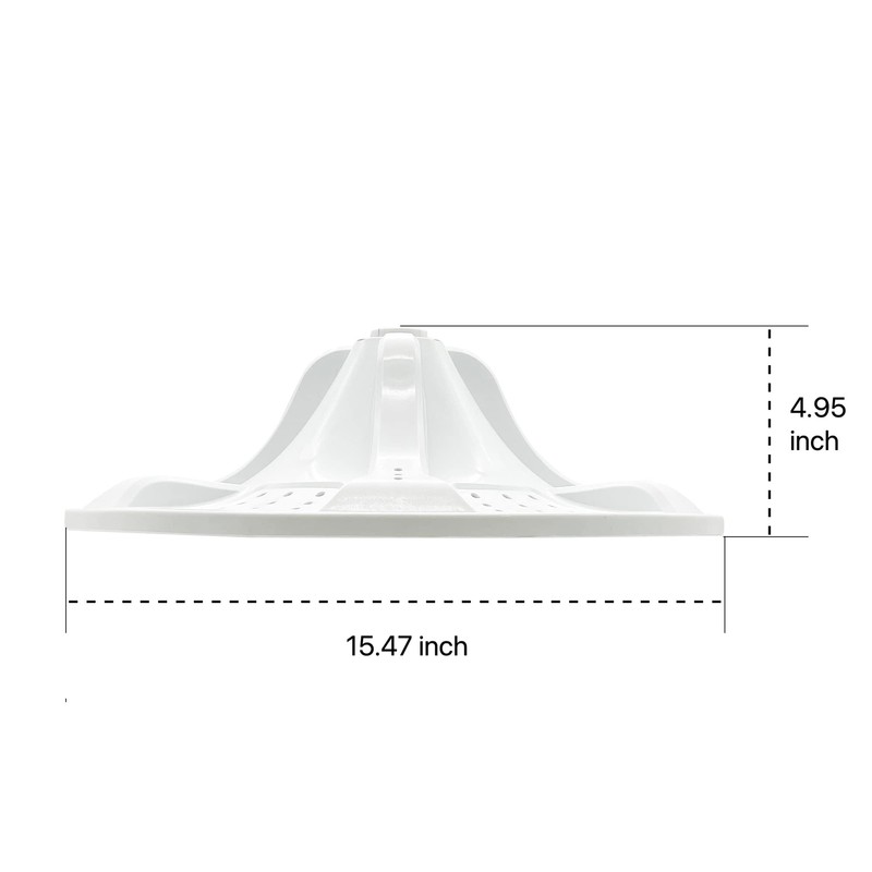 W10553968 Washplate Compatible with Whirlpool Maytag Washer ，Replacement for W10215116