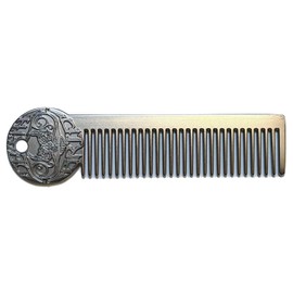 THE VINTAGE GROOMING CO. Death Grip Platinum Edition Mustache Comb for Men