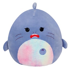 Mushymallow 20-Inch Shark Plush Pillow Cute Large Shark Plush Toy Jumbo Stuffed Shark Soft Stuffed Animal Birthday for Kids