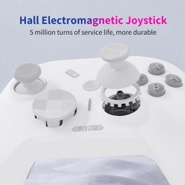 COIORIVIS Pro HD Controller (No Drift) for Switch/PC/Android/MacOS/iOS with 4 Back Buttons, Hall Joysticks and Triggers, HD Vibration,1000Hz Polling Rate