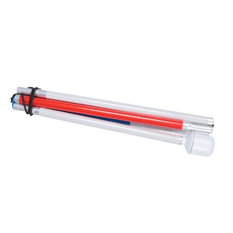 Folding Walking Pole Aluminum Alloy Collapsible Anti Slip Reflective Blind