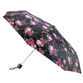 Fulton Minilite-2 Umbrella, Compact Folding, Light Travel Umbrella (Delicate Floral)