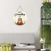 Groundhog Day Round Sign 12x12in - Minimalist Wood Plaque with