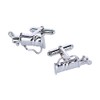 Trafalgar Sterling Silver Golf Bag Cufflinks