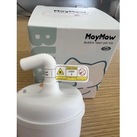 Whixo Cat Laser Toy,Cat Laser Toy Automatic Rechargeability,360° Rotation Out of Real Randomized Trajectory Motion,3 Modes Interactive Laser Toy for Cats for Bored Indoor Adult Cat Kittens (White)