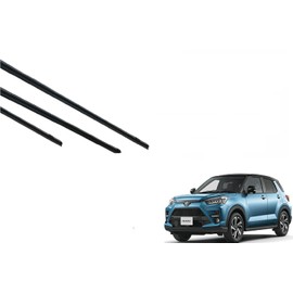 RISE Rocky Wiper Rubber Replacement Set Compatible Size Front 2 Pieces Rear 1 Piece Total 3 Pieces Replacement Set Genuine Compatible Driver Seat Passenger Seat Rear Size RAIZE ROCKY A200A A210A A200S